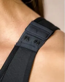 Brassière De Sport Zsport Divine 2.0 (Noir Framboise) -Soutien Gorge Soldes brassiere de sport zsport divine 20 noir framboise 2