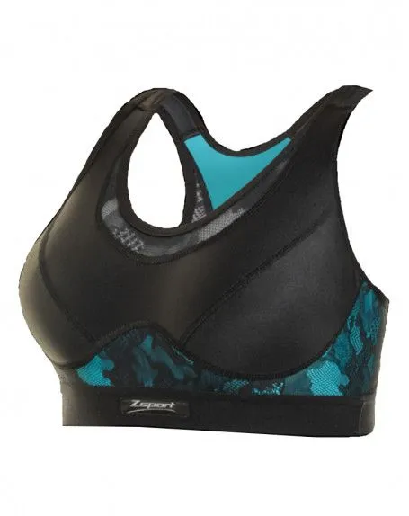 Brassière De Sport Zsport Divine (Noir Bleu) 5 Brassière De Sport Zsport Divine (Noir Bleu) – Image 3