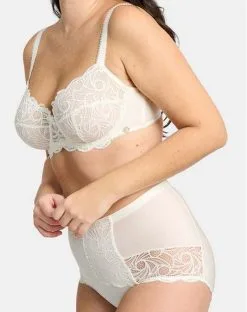 Sans Complexe Lingerie Culotte Haute Sans Complexe Ariane (Ivoire) 8 Sans Complexe Lingerie Culotte Haute Sans Complexe Ariane (Ivoire) -Soutien Gorge Soldes culotte haute sans complexe ariane ivoire 2