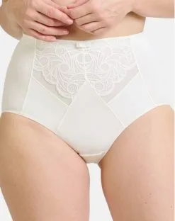 Sans Complexe Lingerie Culotte Haute Sculptante Sans Complexe Ariane Essential (Ivoire)
