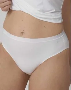 Culotte Taï échancrée Triumph Smart Micro (Blanc)