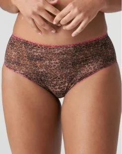 Culotte Taille Haute Prima Donna Twist Café Plume (Cheetah)