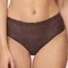 Culotte Taille Haute Sloggi Zero Feel Lace (Ebony Brown) -Soutien Gorge Soldes culotte taille haute sloggi zero feel lace ebony brown