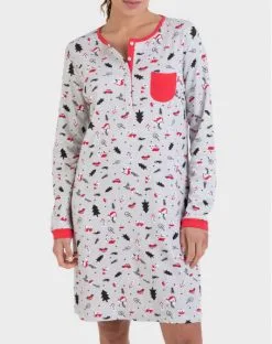 Liquette Boutonnée 100% Coton Interlock (Chaud) Massana "Animal Lover"