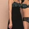 Nuisette Antigel Esprit Brocard (Noir Canard) -Soutien Gorge Soldes nuisette antigel esprit brocard noir canard