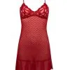 Nuisette Baby Doll Antigel Stricto Sensuelle (Stricto Rouge) -Soutien Gorge Soldes nuisette baby doll antigel stricto sensuelle stricto rouge