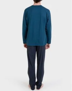 Pyjama Boutonné 100% Coton Massana "Welfare" (Boxer Offert) -Soutien Gorge Soldes pyjama boutonne 100 coton massana welfare boxer offert 2