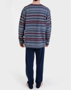 Pyjama Boutonné Punto Milano Massana "Soft & Warm" (Boxer Offert) -Soutien Gorge Soldes pyjama boutonne punto milano massana soft warm boxer offert 2