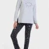 Pyjama Long Massana "Cozy Winter" -Soutien Gorge Soldes pyjama long massana cozy winter