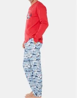 Pyjama Long NUIT 100% Coton Arthur (chaussettes Offertes) -Soutien Gorge Soldes pyjama long nuit 100 coton arthur chaussettes offertes 2