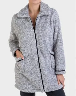 Robe De Chambre à Fermeture éclair Massana "Green Touch"