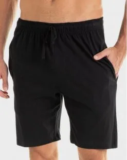 Short De Pyjama 100% Coton Massana (Noir)