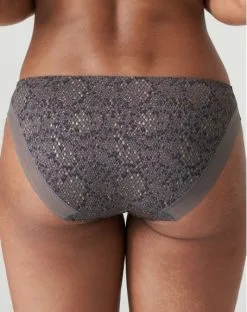 Slip Brésilien Prima Donna Twist Villemin (Kitten Grey) -Soutien Gorge Soldes slip bresilien prima donna twist villemin kitten grey 1