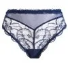 Slip Haut Lise Charmel Soir De Venise (Bleu Venise) -Soutien Gorge Soldes slip haut lise charmel soir de venise bleu venise
