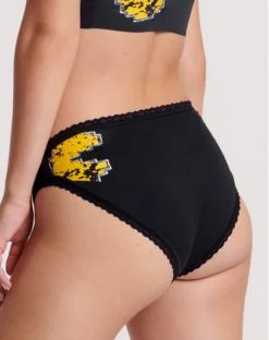 Slips Tai (Lot De 2) Sloggi X PAC-MAN (Noir/Rouge) -Soutien Gorge Soldes slips tai lot de 2 sloggi x pac man noirrouge 2