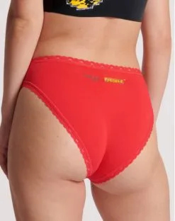 Slips Tai (Lot De 2) Sloggi X PAC-MAN (Noir/Rouge) -Soutien Gorge Soldes slips tai lot de 2 sloggi x pac man noirrouge 5