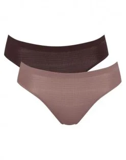 Slips ZERO +Motion (Lot De 2) Sloggi (Brown-Dark Comb)
