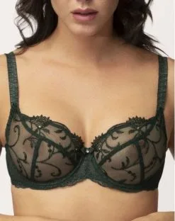Soutien Gorge Soldes 32 Soutien-gorge Corbeille Armatures Empreinte Ginger (Vert Profond)