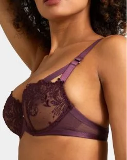 Soutien-gorge Corbeille Aubade Femme Passion (Wineberry) -Soutien Gorge Soldes soutien gorge corbeille aubade femme passion wineberry 2