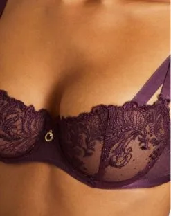 Soutien-gorge Corbeille Aubade Femme Passion (Wineberry) -Soutien Gorge Soldes soutien gorge corbeille aubade femme passion wineberry 5