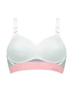 Soutien Gorge De Sport Triumph Triaction Cardio Hybrid Lite (Blanc)