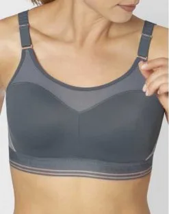 Soutien-gorge De Sport Triumph Triaction Control Lite (Gris) -Soutien Gorge Soldes soutien gorge de sport triumph triaction control lite gris 2