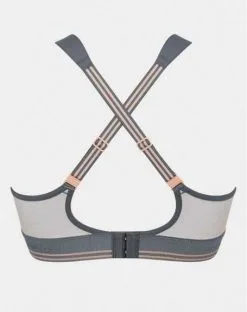 Soutien-gorge De Sport Triumph Triaction Control Lite (Gris) -Soutien Gorge Soldes soutien gorge de sport triumph triaction control lite gris 6
