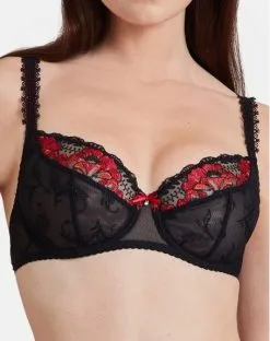 Soutien-gorge Emboîtant Aubade À Fleur De Toi (Rouge Prodigieux)