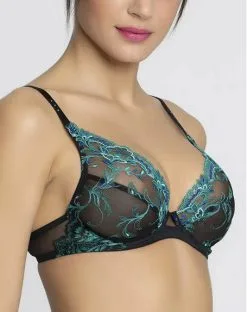 Soutien-gorge Glamour Lise Charmel Secrète Emeraude (Emeraude Intime) -Soutien Gorge Soldes soutien gorge glamour lise charmel secrete emeraude emeraude intime 2