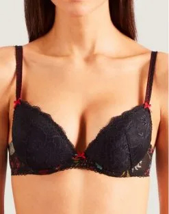 Soutien-gorge Plunge Coussinet Aubade Reine Des Prés (Réglisse)