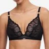 Soutien-gorge Sans Armature Chantelle Fleurs (Noir) -Soutien Gorge Soldes soutien gorge sans armature chantelle fleurs noir