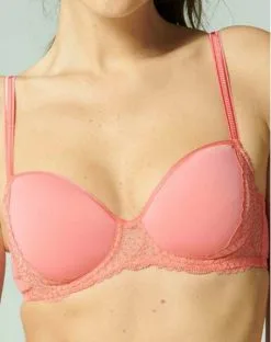 Simone Perele Soutien-gorge Spacer Décolleté Simone Pérèle Reflet (Papaye)
