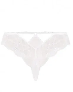 String Lise Charmel Féérie Couture (Blanc) -Soutien Gorge Soldes string lise charmel feerie couture blanc 6