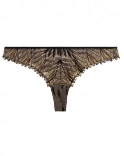 Tanga Aubade Sensory Illusion (Golden Leaves) -Soutien Gorge Soldes tanga aubade sensory illusion golden leaves 3
