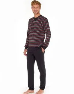 Tenue D'intérieur HOM Toronto 100% Coton (Noir) -Soutien Gorge Soldes tenue d interieur hom toronto 100 coton noir 5