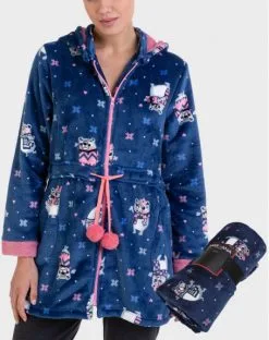 Veste Polaire à Fermeture éclair Massana "Magic Winter" (Plaid Offert)